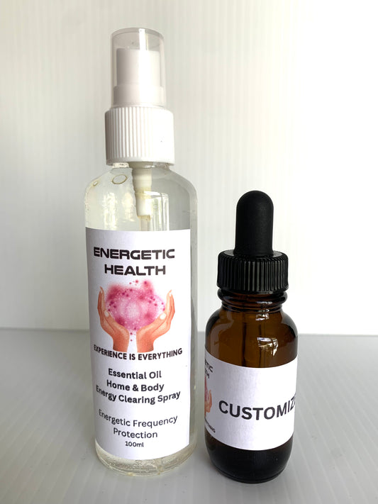 100ml Auric Field Energy Clearing Spray & 30ml Flower Essence Bundle