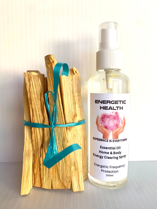 100ml Auric Field Energy Clearing Spray & 5 x Palo Santo Bundle